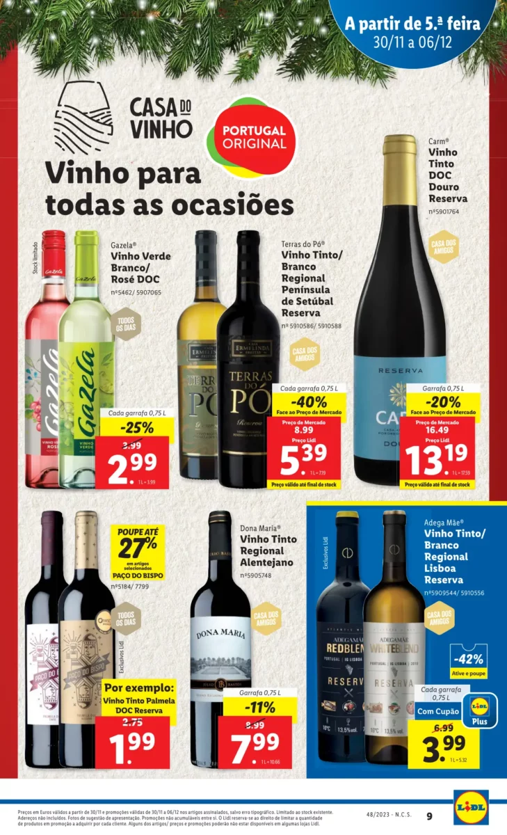 Antevis&atilde;o Folheto LiDL Novidades (a partir de 30 novembro)