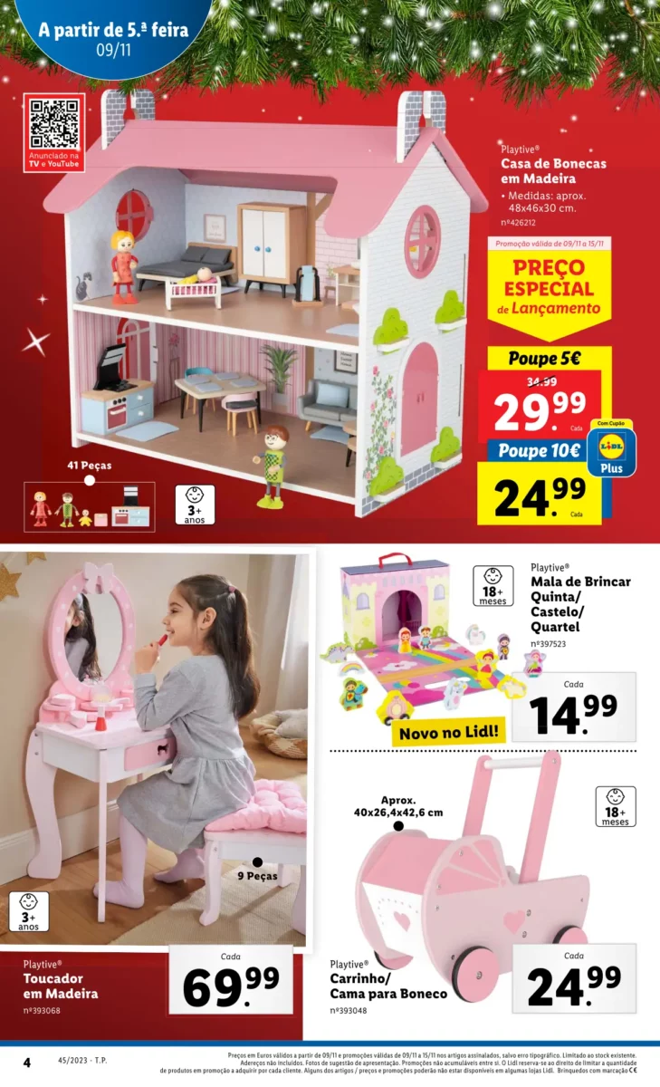 Antevis&atilde;o Folheto LiDL Novidades (a partir de 9 novembro)