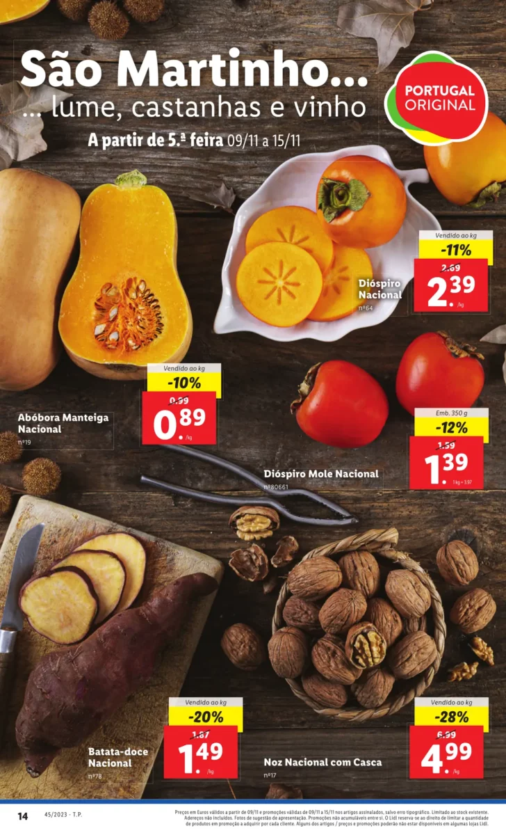 Antevis&atilde;o Folheto LiDL Novidades (a partir de 9 novembro)