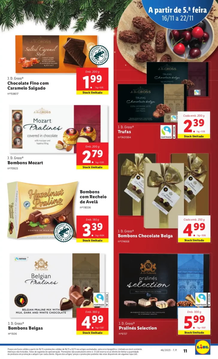 Antevis&atilde;o Folheto LiDL Novidades (a partir de 16 novembro)