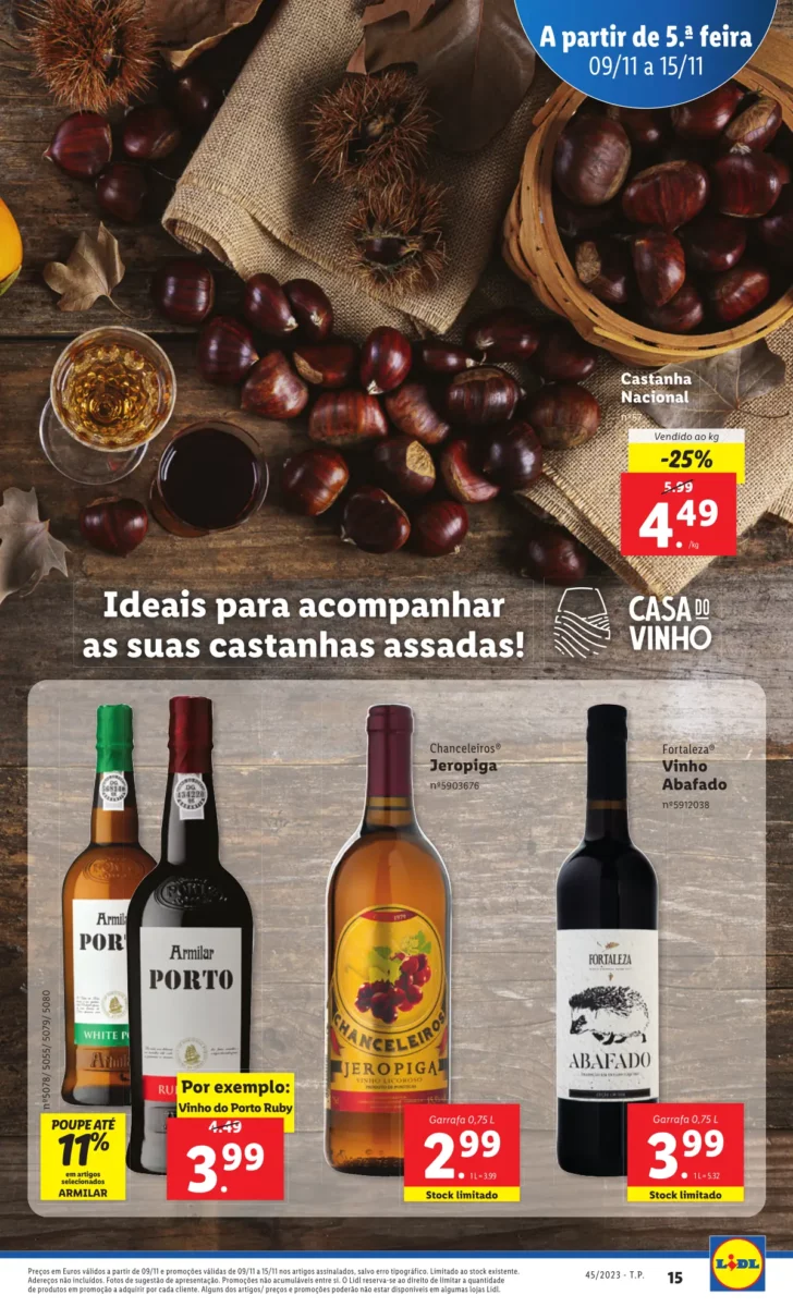Antevis&atilde;o Folheto LiDL Novidades (a partir de 9 novembro)