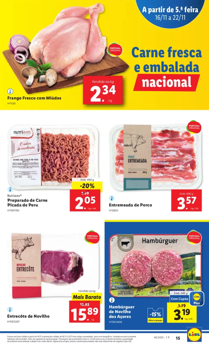 Antevis&atilde;o Folheto LiDL Novidades (a partir de 16 novembro)