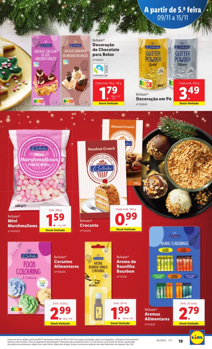 Antevis&atilde;o Folheto LiDL Novidades (a partir de 9 novembro)