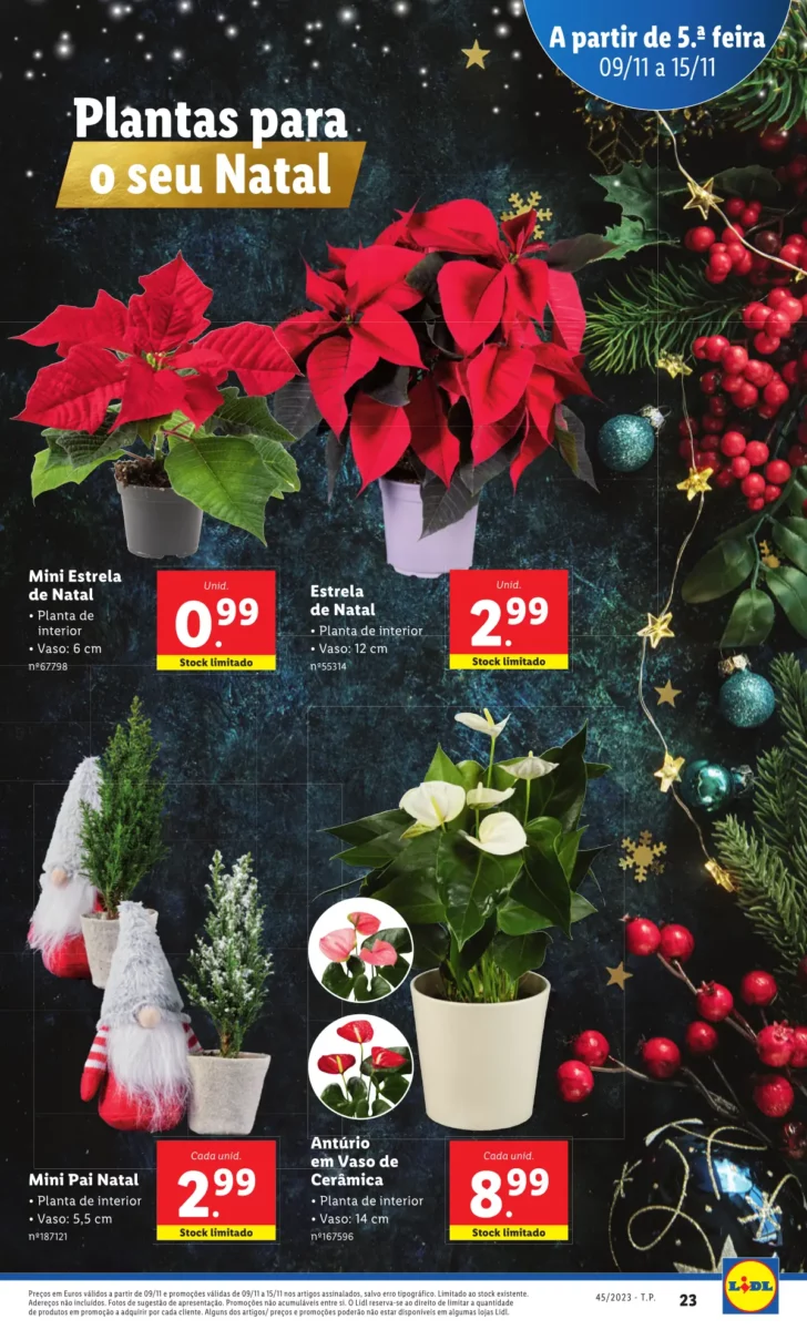 Antevis&atilde;o Folheto LiDL Novidades (a partir de 9 novembro)