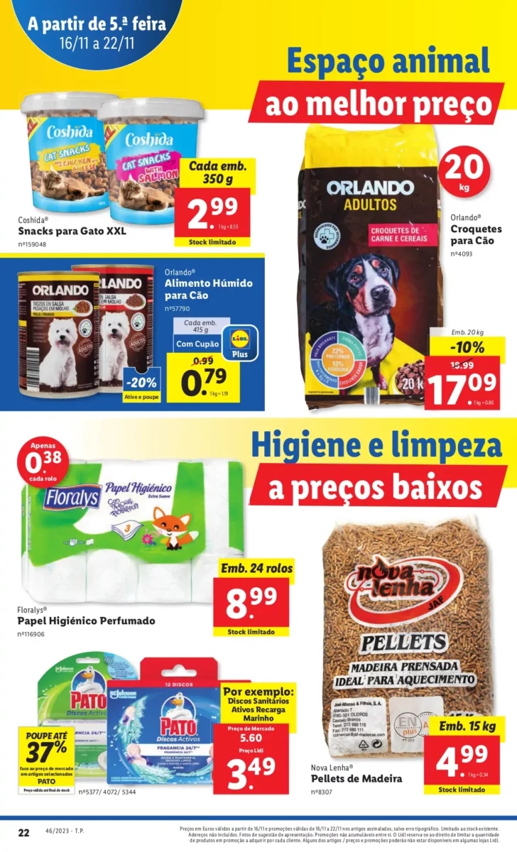 Antevis&atilde;o Folheto LiDL Novidades (a partir de 16 novembro)