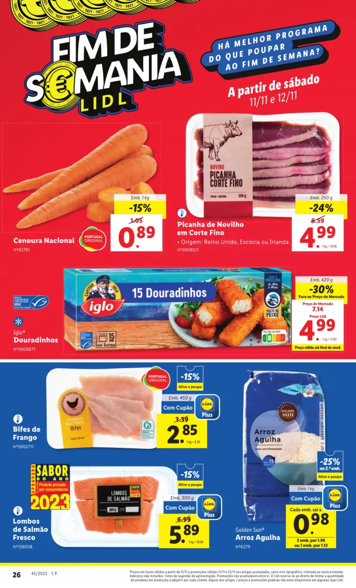 Antevis&atilde;o Folheto LiDL Novidades (a partir de 9 novembro)