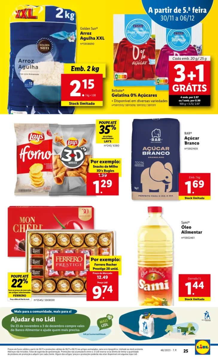 Antevis&atilde;o Folheto LiDL Novidades (a partir de 30 novembro)