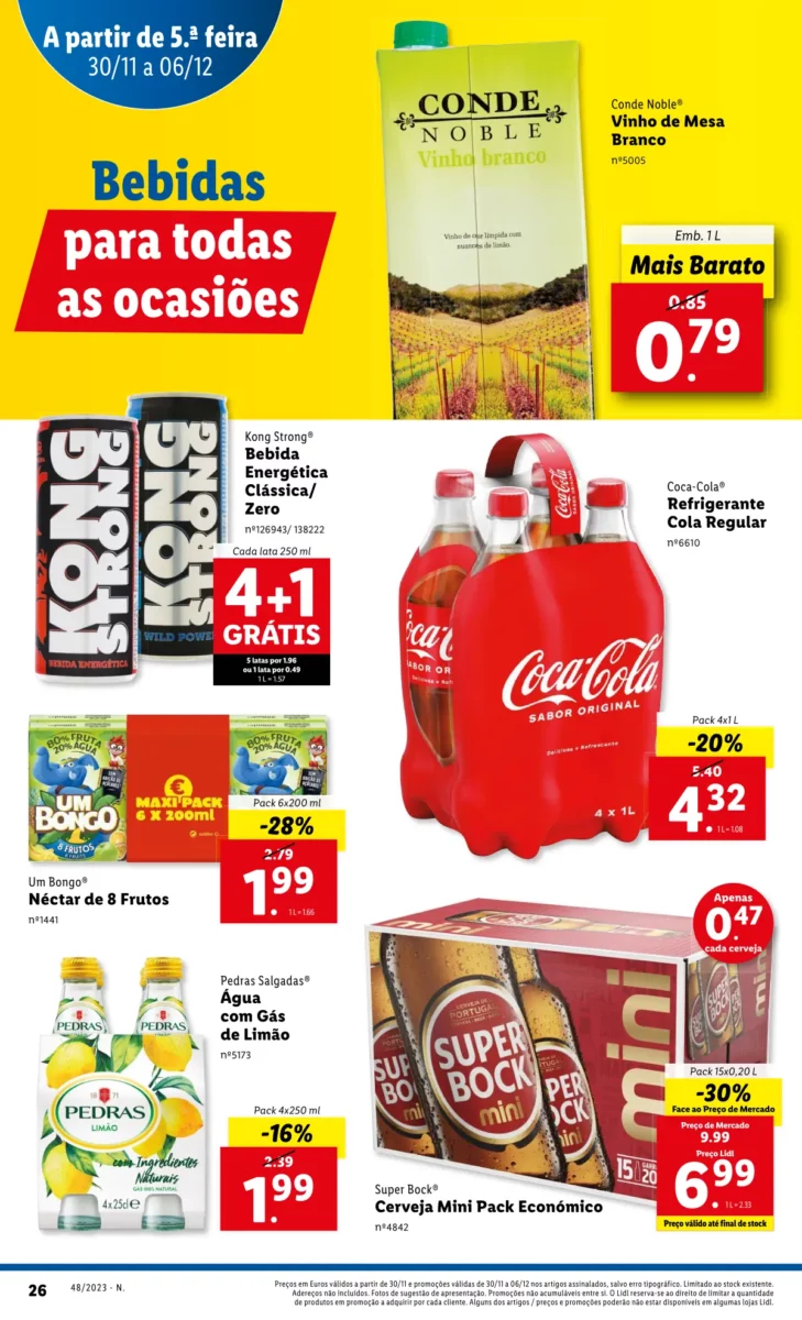 Antevis&atilde;o Folheto LiDL Novidades (a partir de 30 novembro)