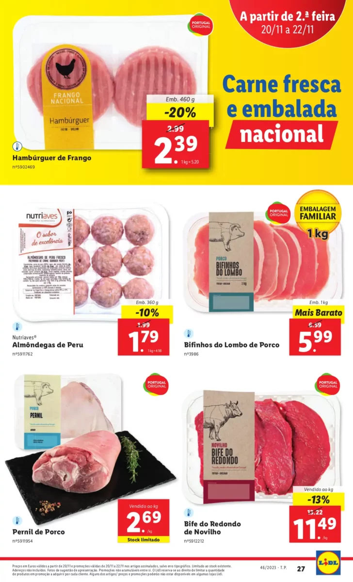 Antevis&atilde;o Folheto LiDL Novidades (a partir de 16 novembro)