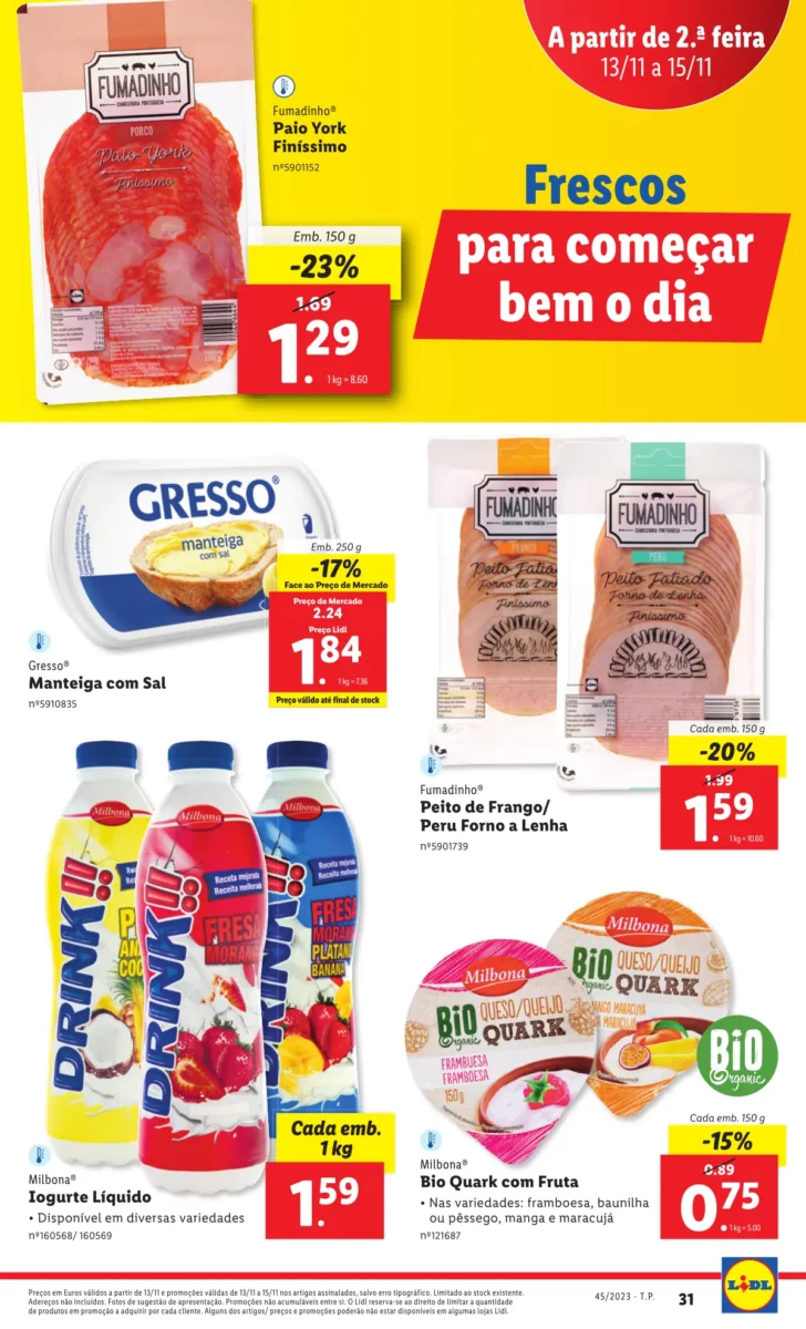 Antevis&atilde;o Folheto LiDL Novidades (a partir de 9 novembro)