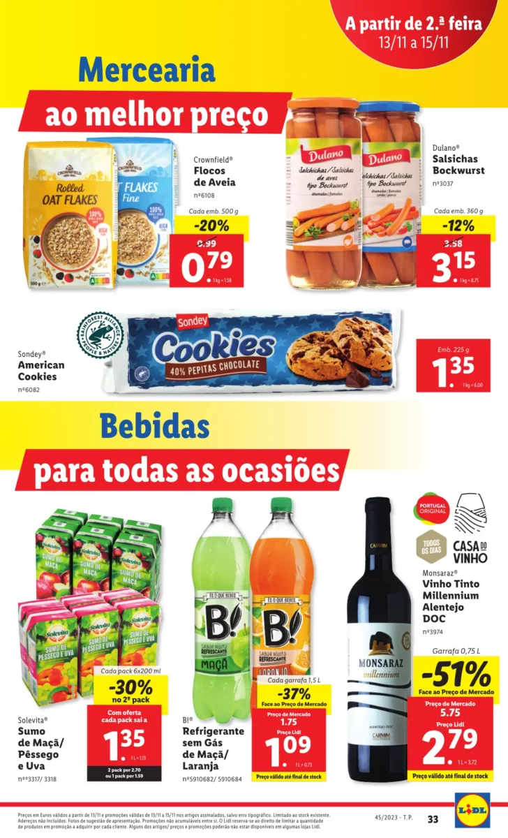 Antevis&atilde;o Folheto LiDL Novidades (a partir de 9 novembro)