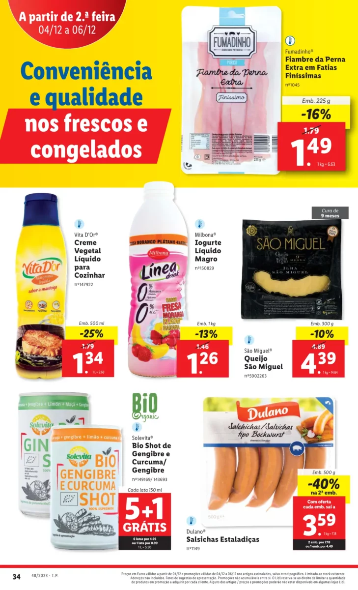 Antevis&atilde;o Folheto LiDL Novidades (a partir de 30 novembro)