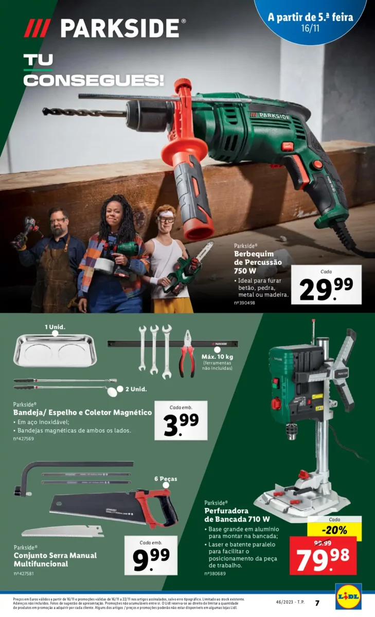 Antevis&atilde;o Folheto LiDL Novidades (a partir de 16 novembro)