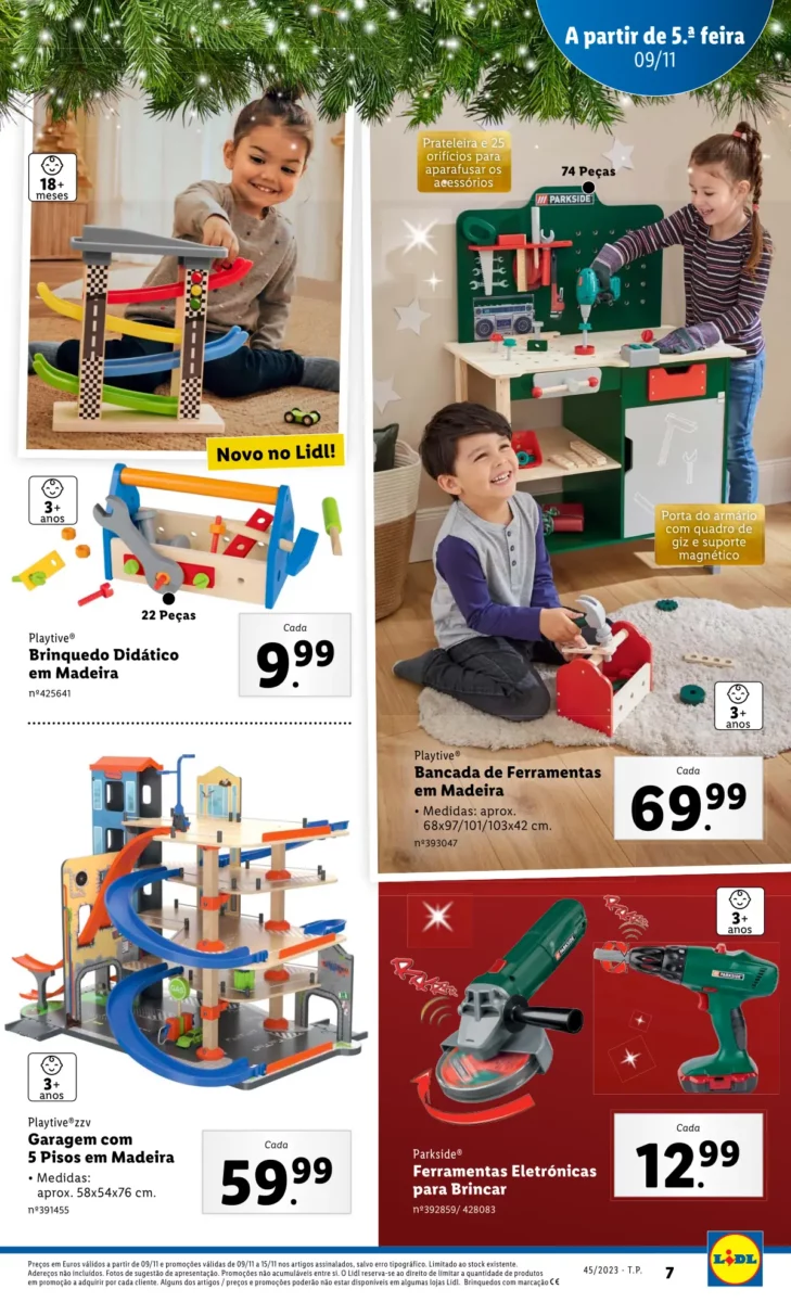 Antevis&atilde;o Folheto LiDL Novidades (a partir de 9 novembro)