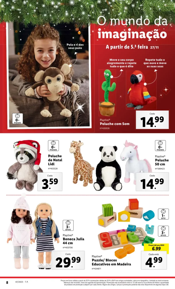 Antevis&atilde;o Folheto LiDL Novidades (a partir de 23 novembro)