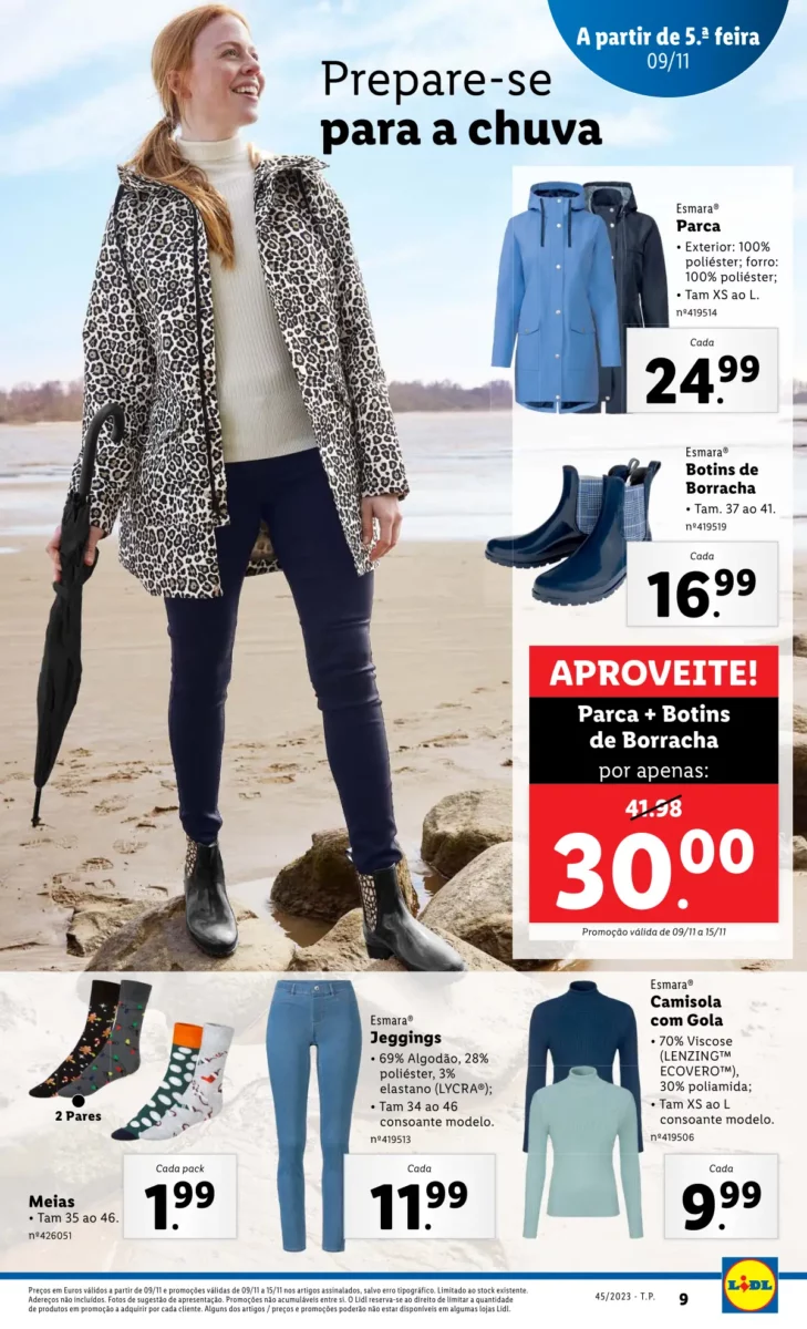 Antevis&atilde;o Folheto LiDL Novidades (a partir de 9 novembro)