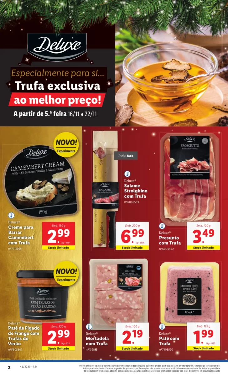 Antevis&atilde;o Folheto LiDL Promo&ccedil;&otilde;es (16 a 22 novembro)