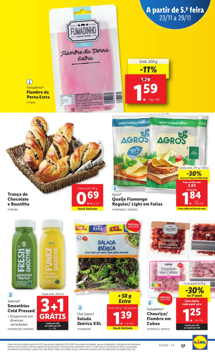 Antevis&atilde;o Folheto LiDL Promo&ccedil;&otilde;es (23 a 29 novembro)