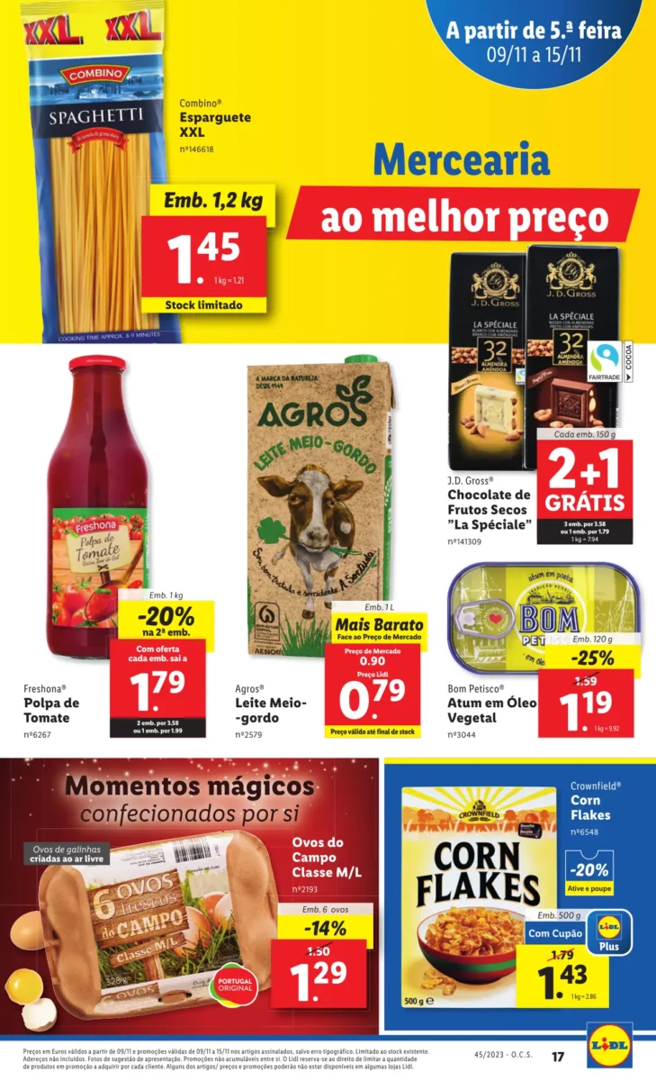 Antevis&atilde;o Folheto LiDL Promo&ccedil;&otilde;es (9 a 15 novembro)
