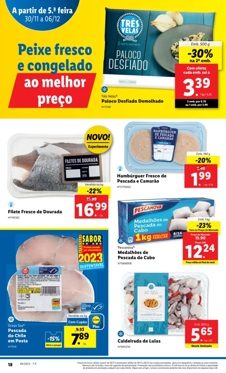Antevis&atilde;o Folheto LiDL Promo&ccedil;&otilde;es (30 novembro a 6 dezembro)