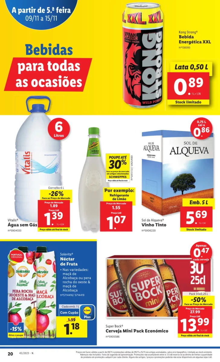 Antevis&atilde;o Folheto LiDL Promo&ccedil;&otilde;es (9 a 15 novembro)