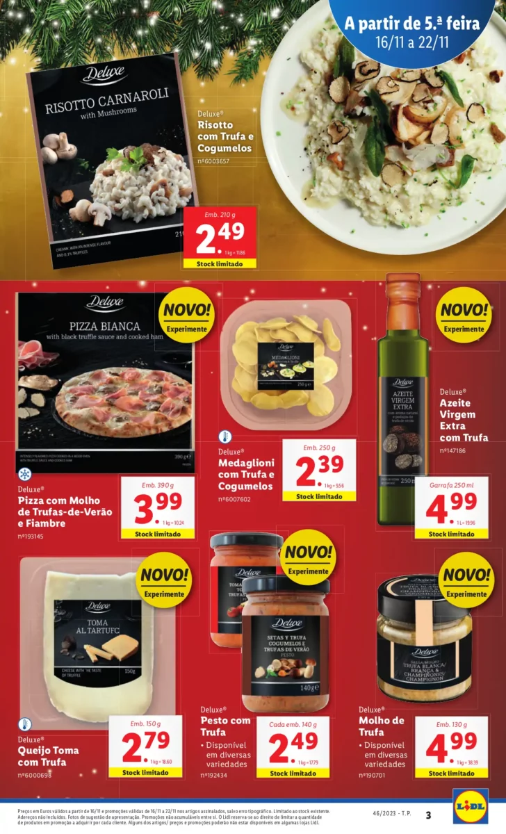 Antevis&atilde;o Folheto LiDL Promo&ccedil;&otilde;es (16 a 22 novembro)