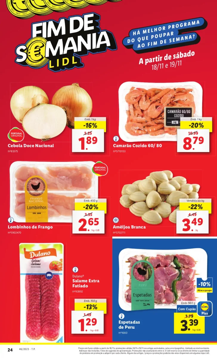 Antevis&atilde;o Folheto LiDL Promo&ccedil;&otilde;es (16 a 22 novembro)