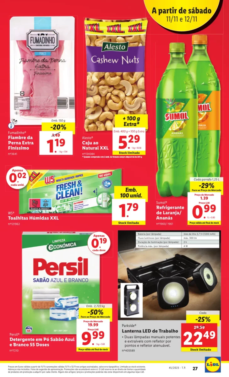 Antevis&atilde;o Folheto LiDL Promo&ccedil;&otilde;es (9 a 15 novembro)