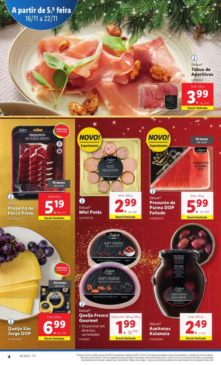Antevis&atilde;o Folheto LiDL Promo&ccedil;&otilde;es (16 a 22 novembro)