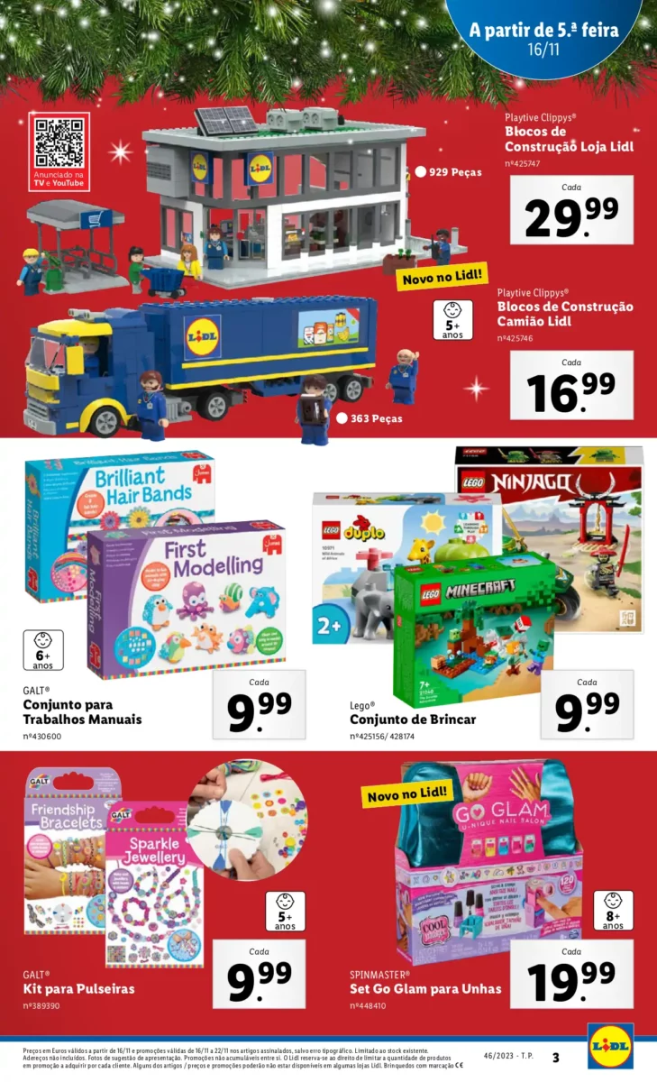 Antevis&atilde;o Folheto LiDL Promo&ccedil;&otilde;es (16 a 22 novembro)
