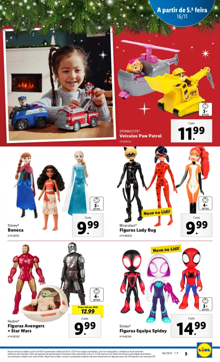 Antevis&atilde;o Folheto LiDL Promo&ccedil;&otilde;es (16 a 22 novembro)