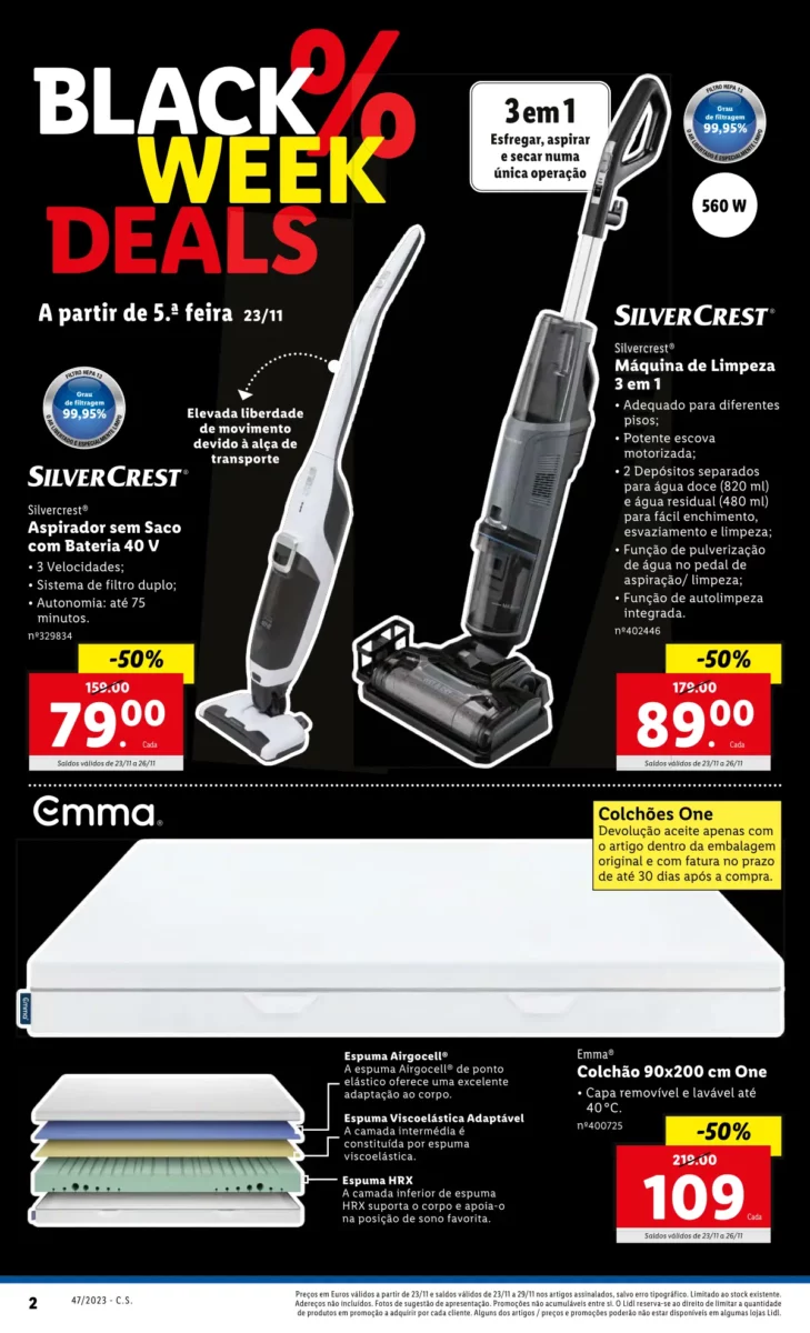 Antevis&atilde;o Folheto LiDL Promo&ccedil;&otilde;es (23 a 29 novembro)