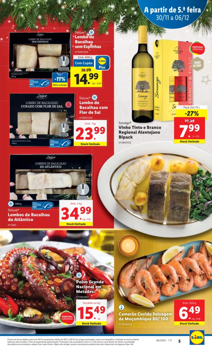 Antevis&atilde;o Folheto LiDL Promo&ccedil;&otilde;es (30 novembro a 6 dezembro)