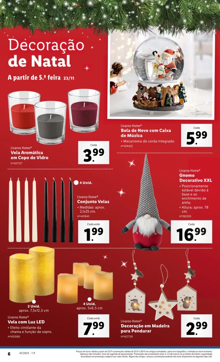 Antevis&atilde;o Folheto LiDL Promo&ccedil;&otilde;es (23 a 29 novembro)