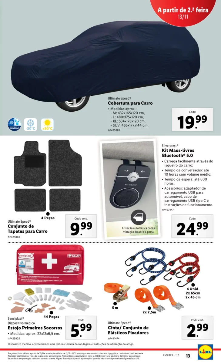 Antevis&atilde;o Folheto LiDL Promo&ccedil;&otilde;es (9 a 15 novembro)