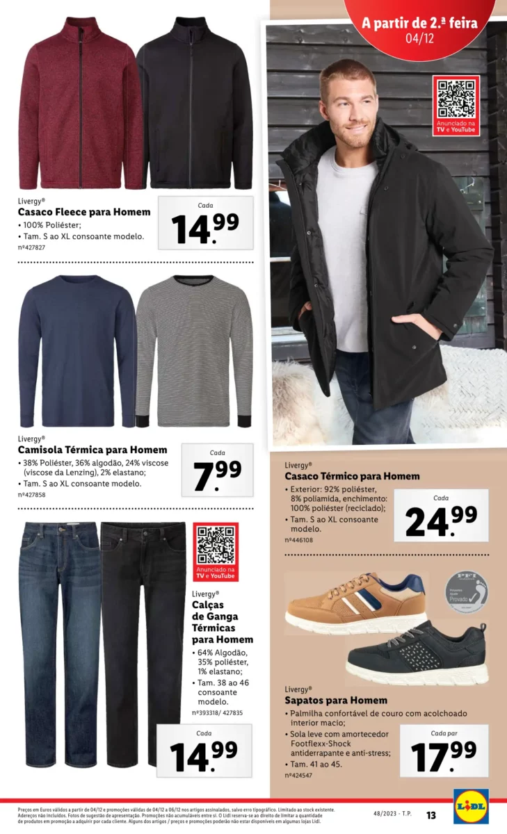 Antevis&atilde;o Folheto LiDL Promo&ccedil;&otilde;es (30 novembro a 6 dezembro)