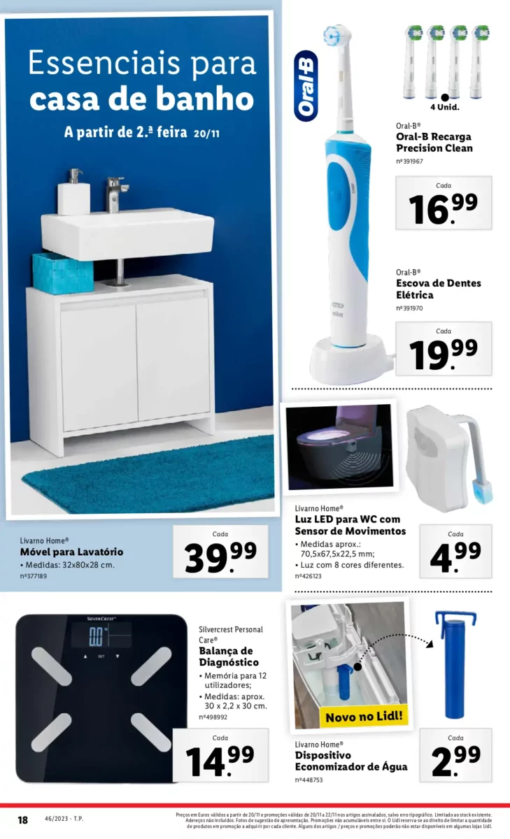 Antevis&atilde;o Folheto LiDL Promo&ccedil;&otilde;es (16 a 22 novembro)