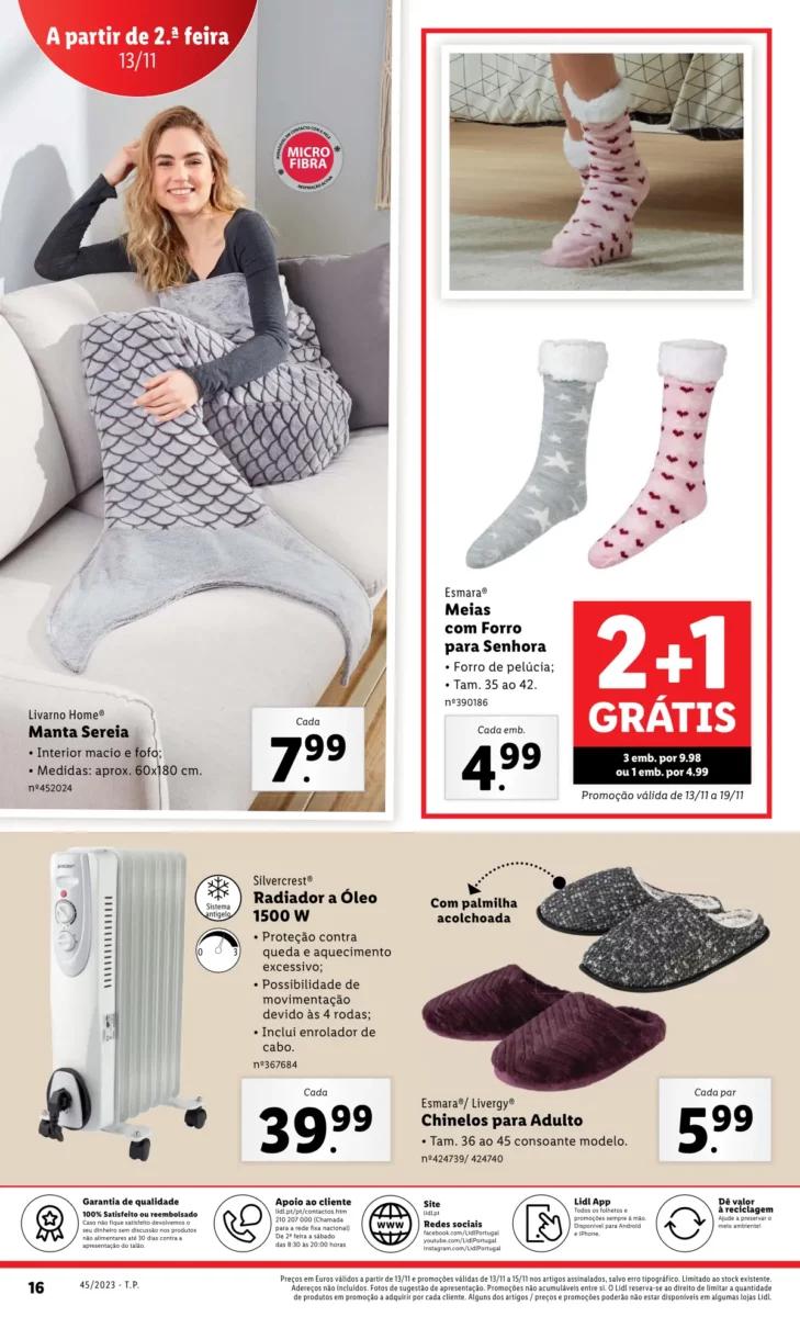 Antevis&atilde;o Folheto LiDL Promo&ccedil;&otilde;es (9 a 15 novembro)