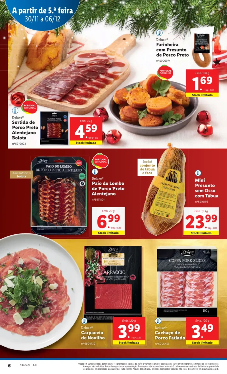 Antevis&atilde;o Folheto LiDL Promo&ccedil;&otilde;es (30 novembro a 6 dezembro)