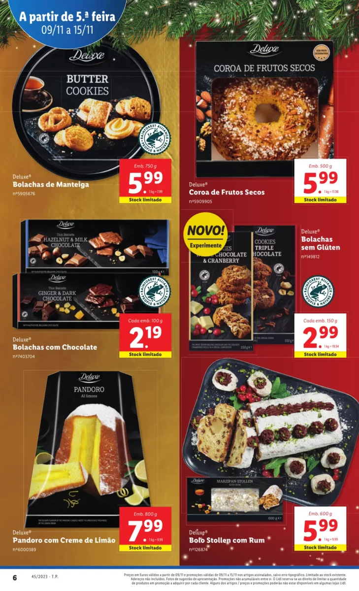 Antevis&atilde;o Folheto LiDL Promo&ccedil;&otilde;es (9 a 15 novembro)