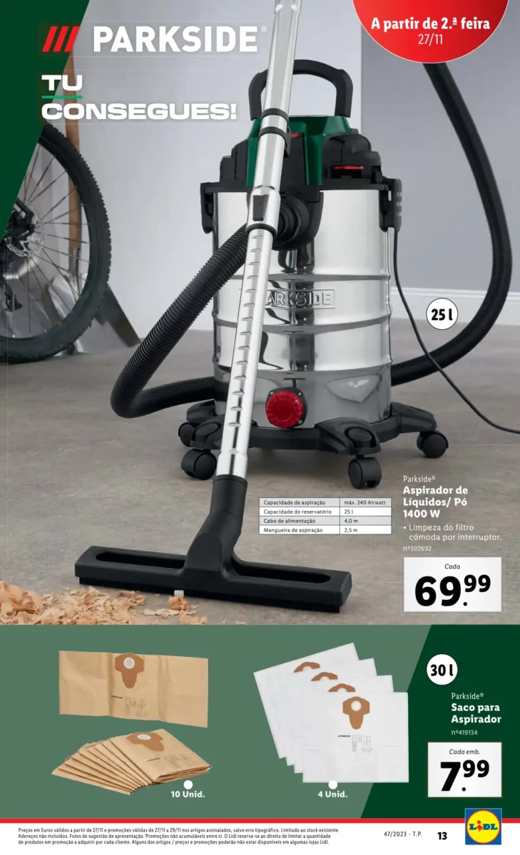 Antevis&atilde;o Folheto LiDL Promo&ccedil;&otilde;es (23 a 29 novembro)