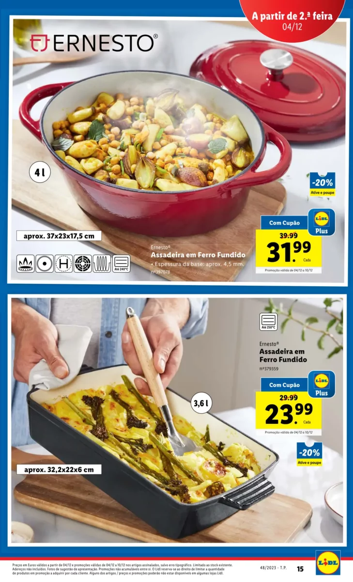 Antevis&atilde;o Folheto LiDL Promo&ccedil;&otilde;es (30 novembro a 6 dezembro)