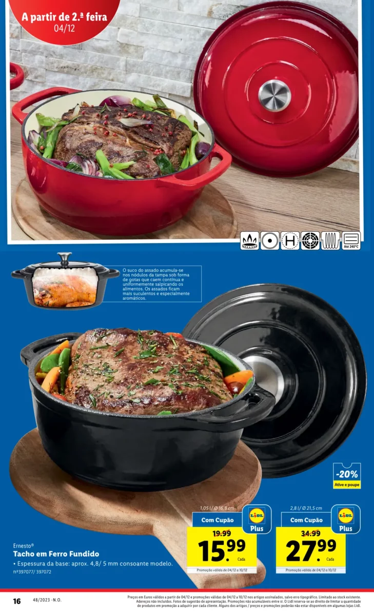 Antevis&atilde;o Folheto LiDL Promo&ccedil;&otilde;es (30 novembro a 6 dezembro)