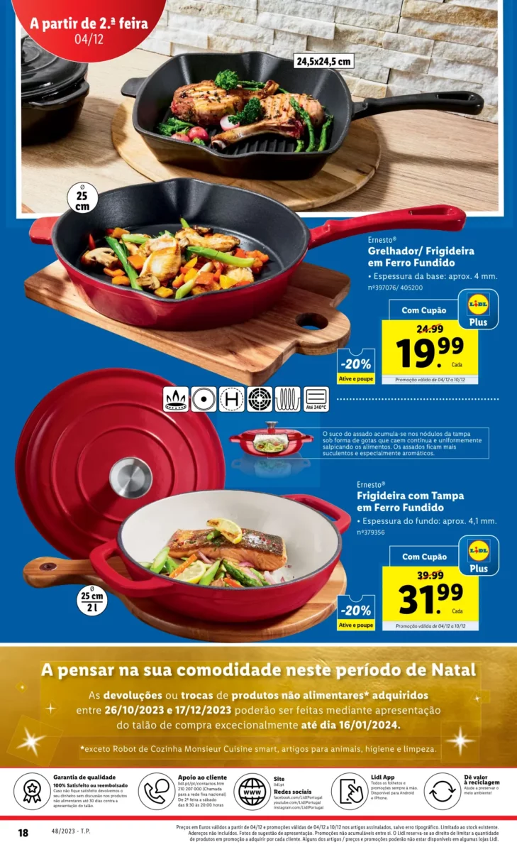 Antevis&atilde;o Folheto LiDL Promo&ccedil;&otilde;es (30 novembro a 6 dezembro)
