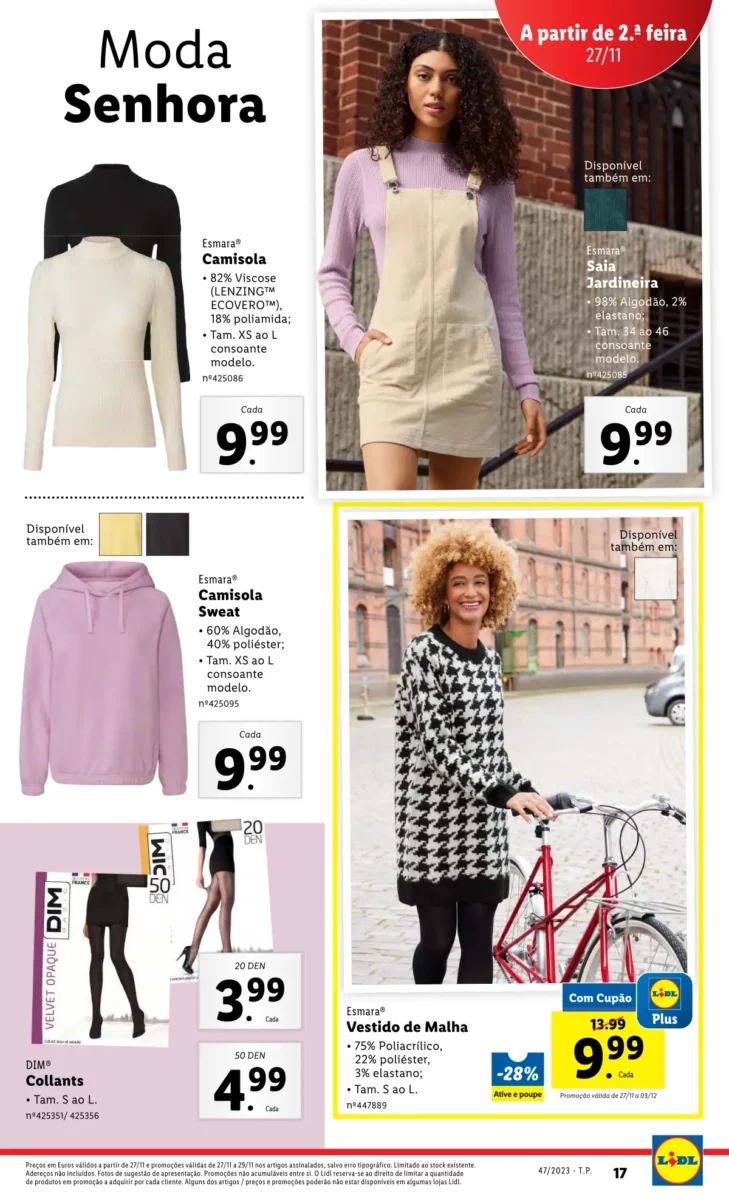 Antevis&atilde;o Folheto LiDL Promo&ccedil;&otilde;es (23 a 29 novembro)