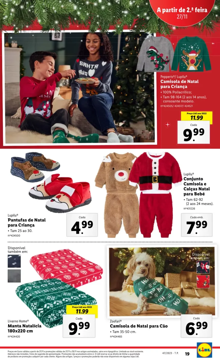 Antevis&atilde;o Folheto LiDL Promo&ccedil;&otilde;es (23 a 29 novembro)