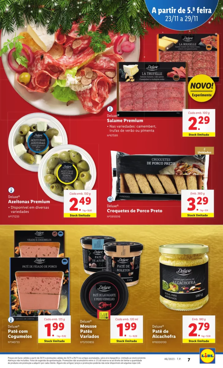 Antevis&atilde;o Folheto LiDL Promo&ccedil;&otilde;es (23 a 29 novembro)
