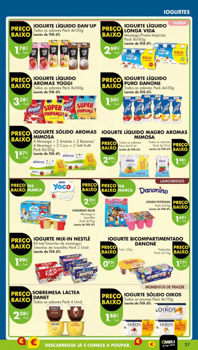 Antevis&atilde;o Folheto Pingo Doce (7 a 13 novembro)