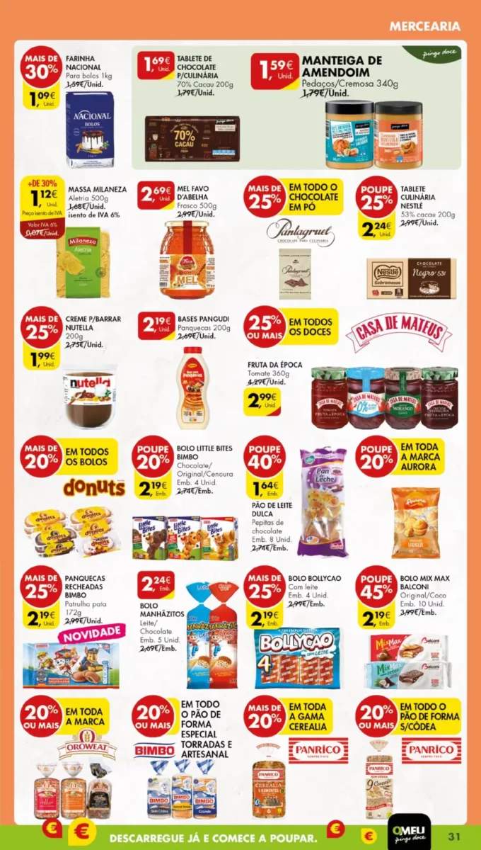 Antevis&atilde;o Folheto Pingo Doce (14 a 20 novembro)