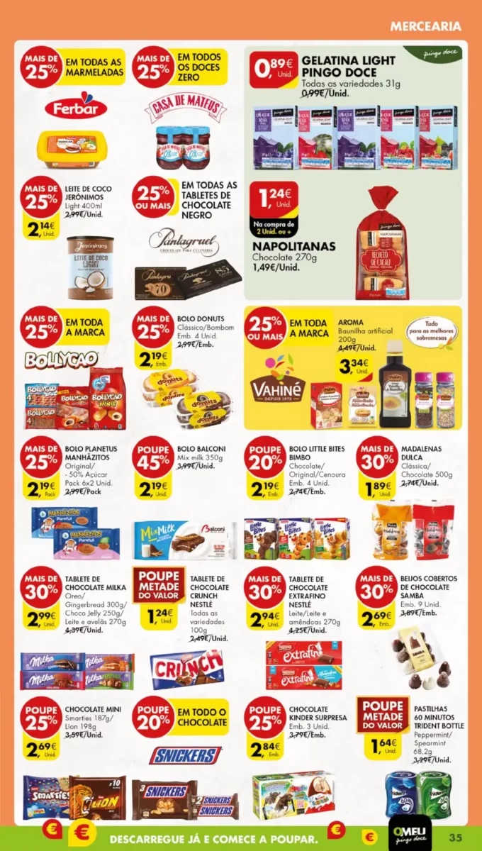 Antevis&atilde;o Folheto Pingo Doce (7 a 13 novembro)